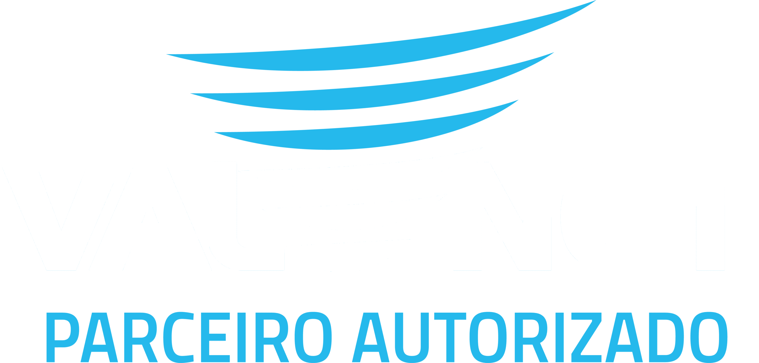 selo tag parceiro autorizado logo valenet parceiro autorizado azul branco